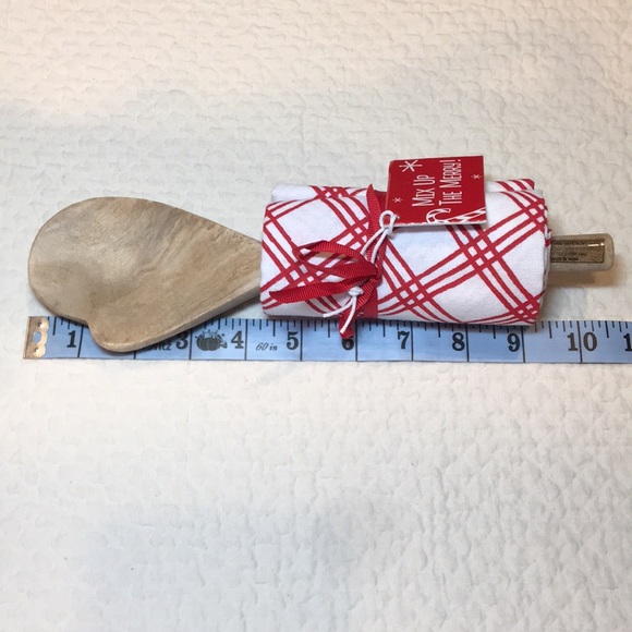 HALLMARK ❄️Mix Up The Merry❄️ Hostess Spoon + Towel 2-pc Set, NWTag - Picture 8 of 8